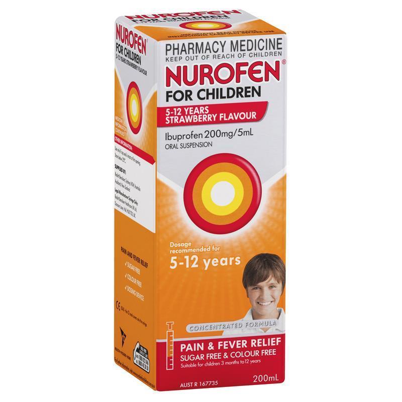 NUROFEN Child 5yr-12yr Orange 200ml